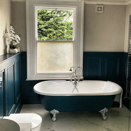 Arroll Moulin Freestanding Roll Top Traditional Bath 1700mm1900mm painted in blue