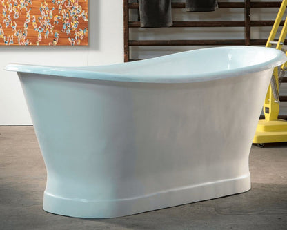 Arroll The LYON Cast Iron Freestanding Roll Top Bath 1700mm with plinth in white