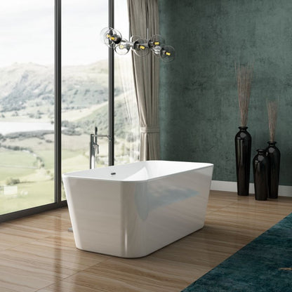 Charlotte Edwards LEDA Freestanding Bath Acrylic Gloss White 1500