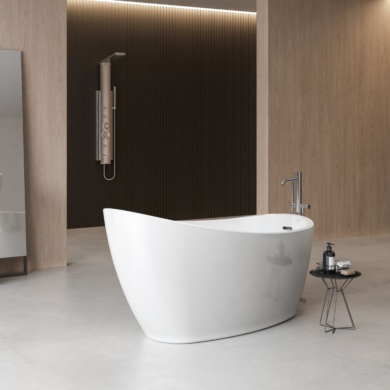 Charlotte Edwards PROTEUS Freestanding Bath Gloss White 1550