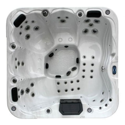 H2O 4500 in.temp Series 32A Hot Tub 2150 x 2150 x 900 mm in white marble colour