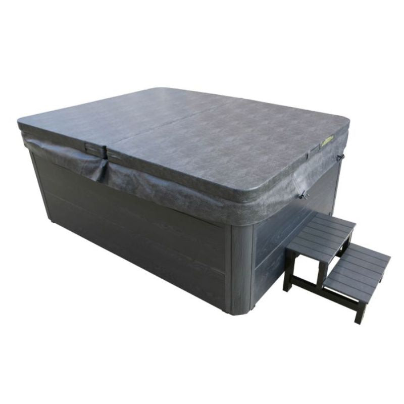 H2O 500 Series 13A Plug & Play Hot Tub 2100 x 1600 x 800 mm with cover and steps