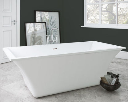 Royce Morgan CHURCHILL Freestanding Bath Rectangular Double Ended Acrylic 1800