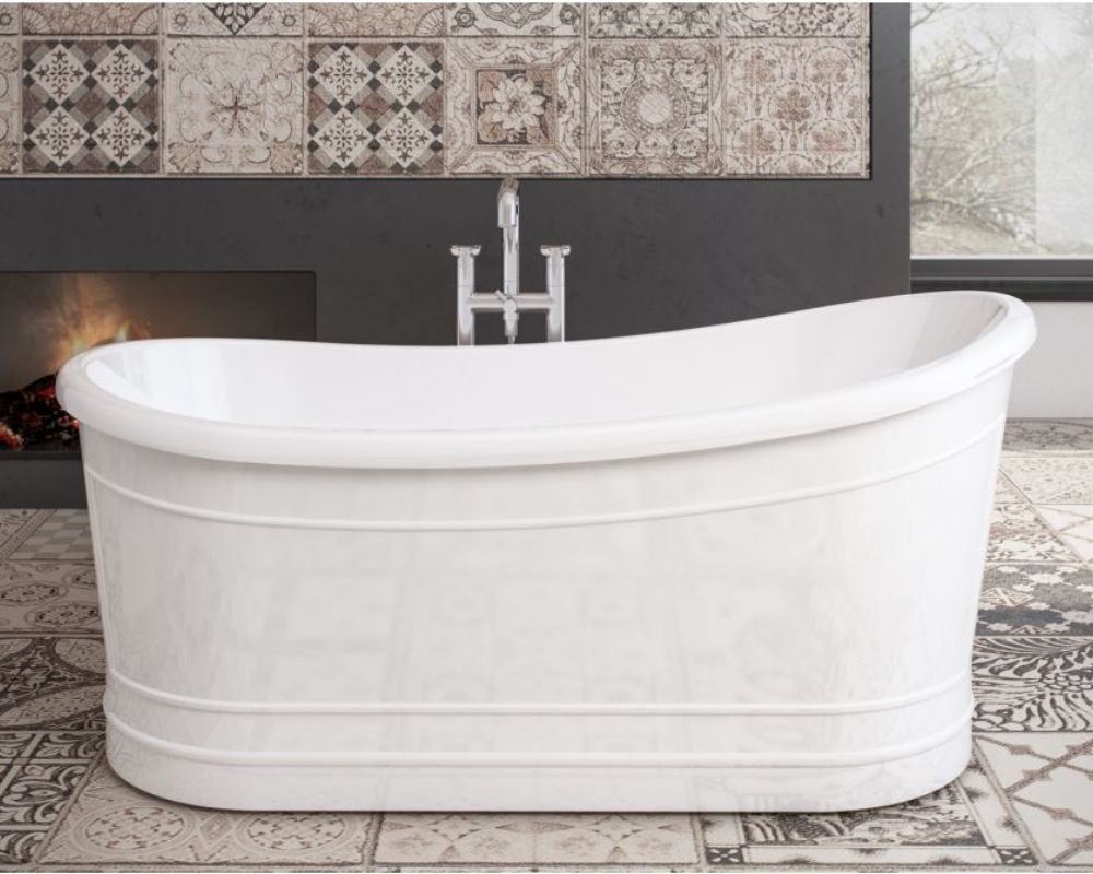 Royce Morgan HAREWOOD Freestanding Bath Traditional Acrylic 1650