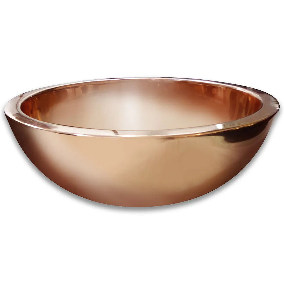 Coppersmith Creations Copper Round Basin Double Wall Sink 400mm