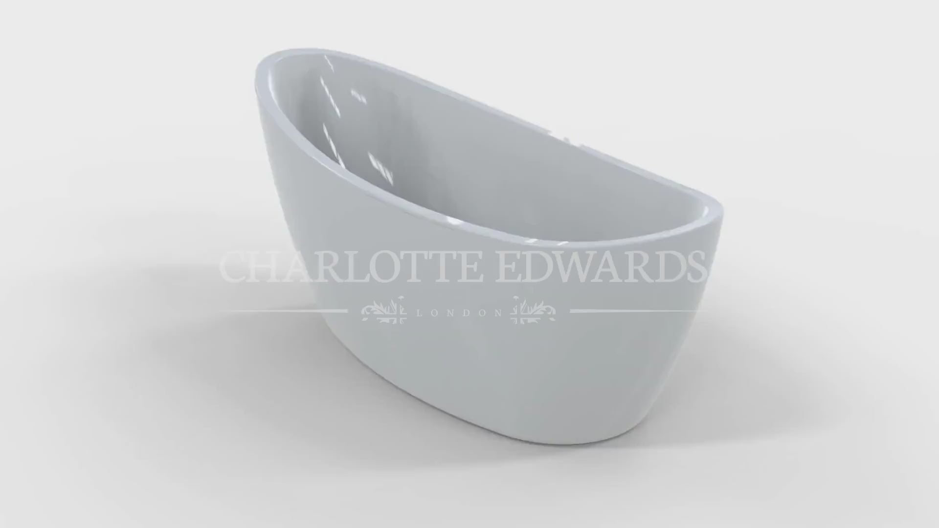 Charlotte Edwards PROTEUS Freestanding Bath Gloss White 1550 Video